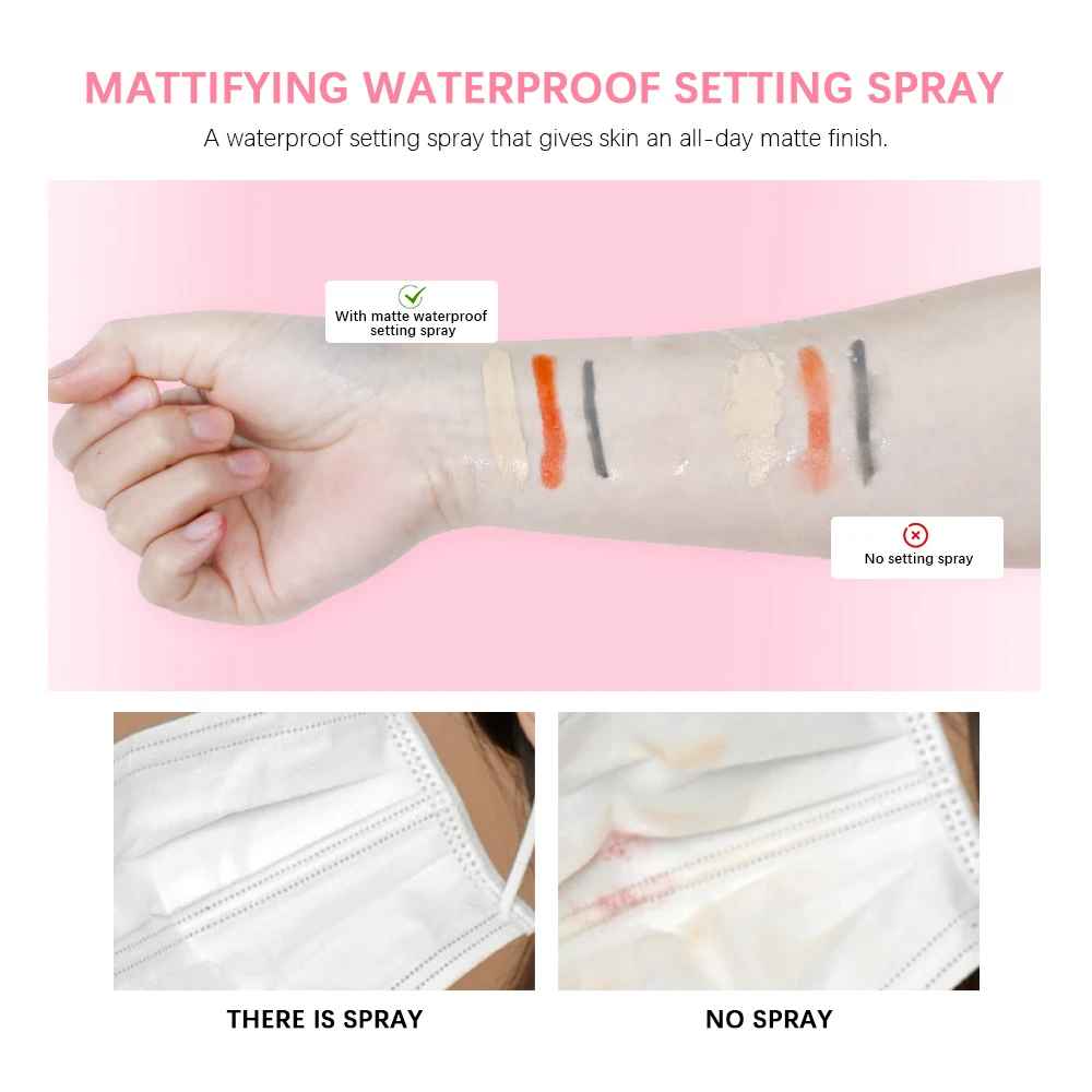 Mattifying Waterproof Setting Spray – Oil Control Long-Lasting Makeup Fixer-Makeup Setting Spray-Blushia