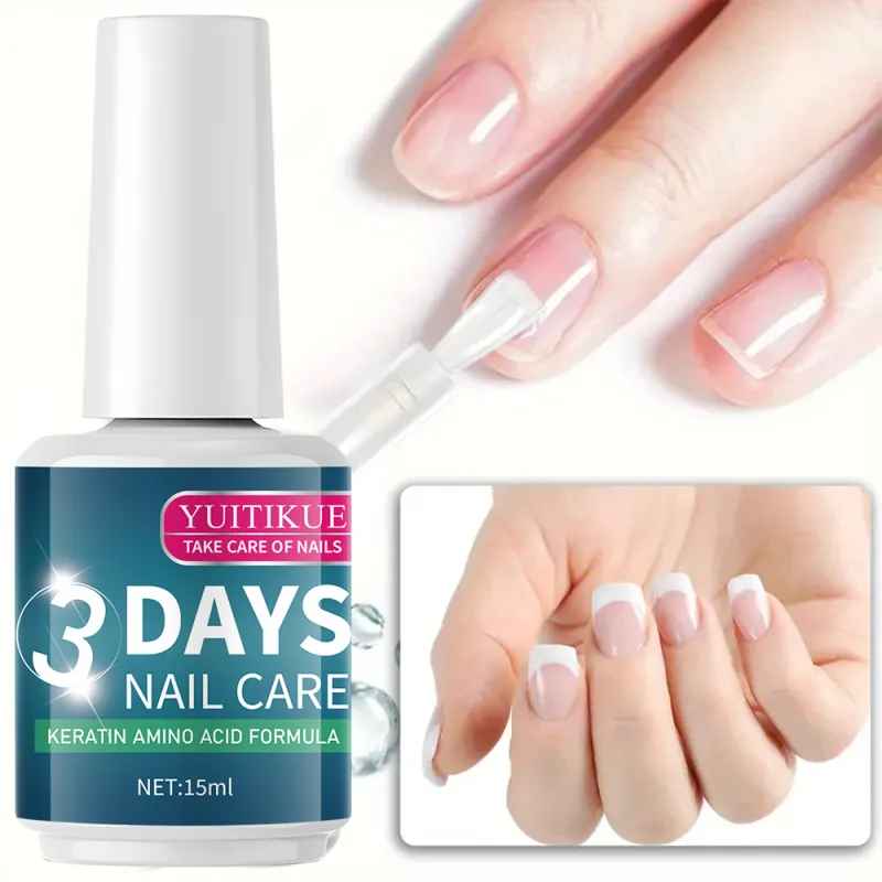 3-Day Nail Care Treatment Polish – Keratin & Amino Acid Nail Strengthener-Nail Care & Treatments-Blushia