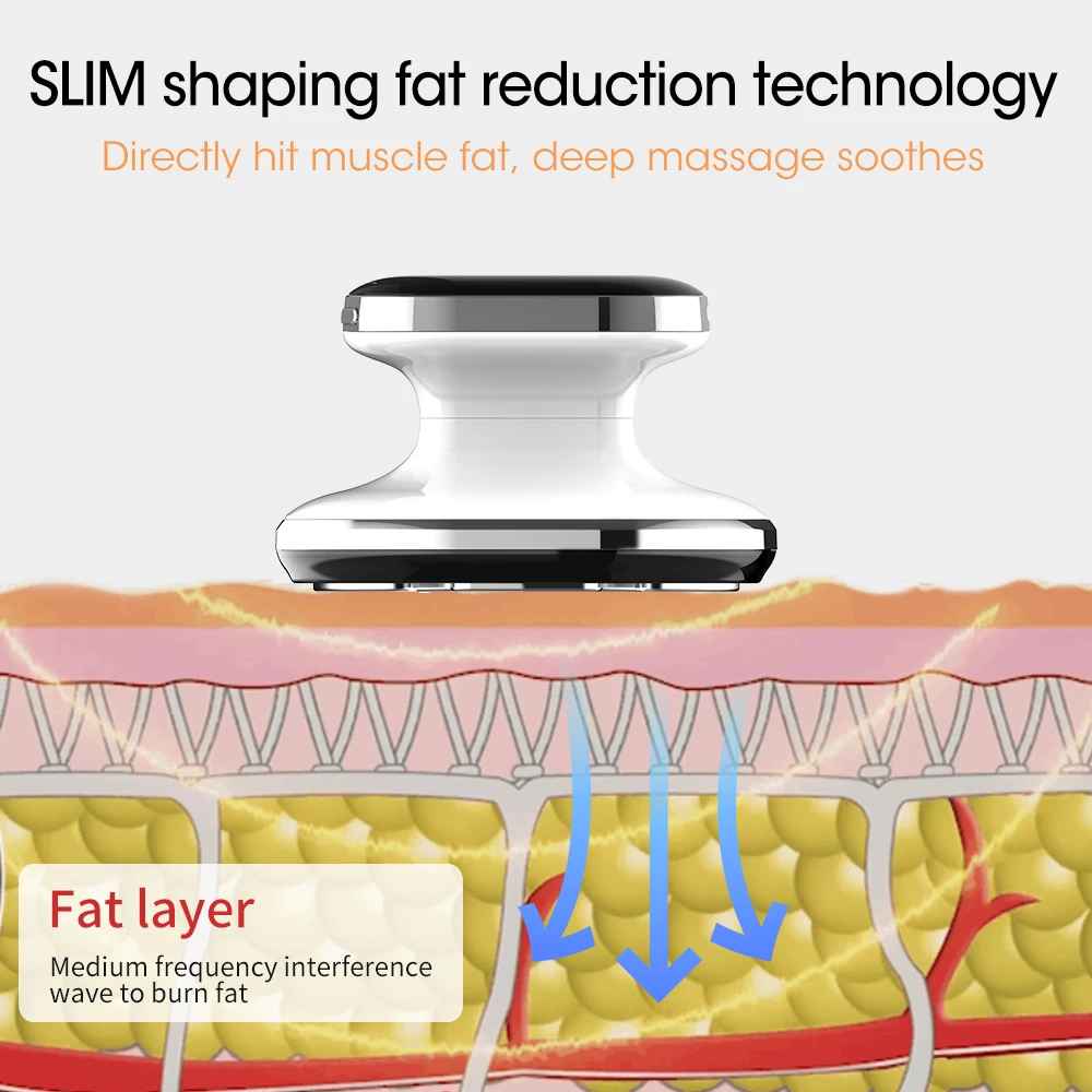 EMS RF Body Slimming Machine – Fat Burner, Slimming & Cellulite Massager with LED Therapy-Body Massager-Blushia