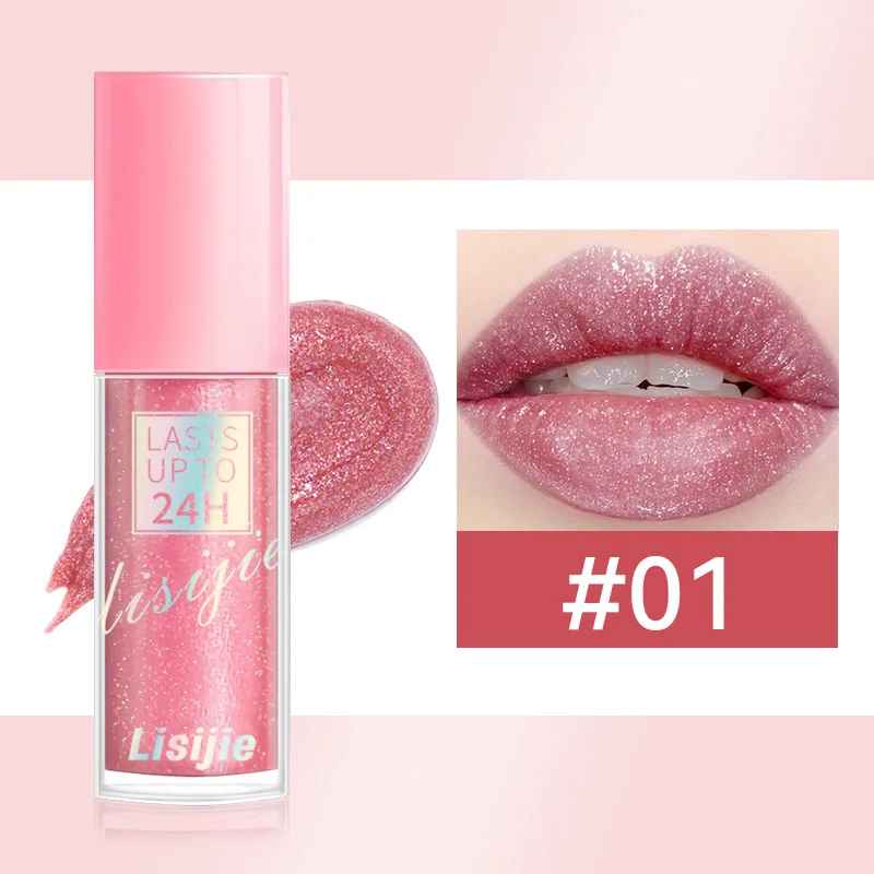 Diamond Glitter Lip Gloss – Waterproof Long-Lasting Sparkling Liquid Lipstick-Glitter Lip Gloss-Blushia