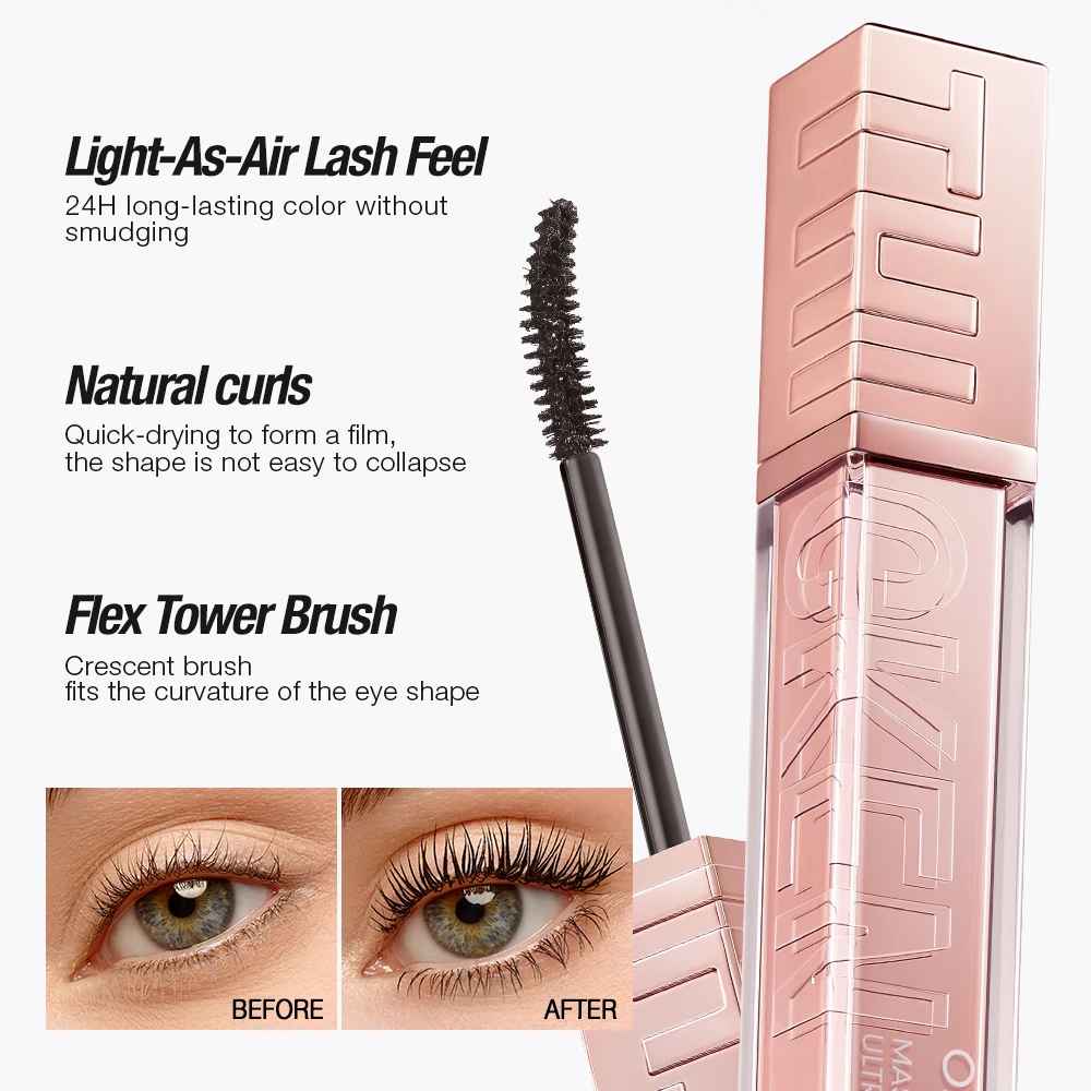 5D Mascara – Volumizing, Long-Lasting, Waterproof Black Eyelashes-Mascara-Blushia