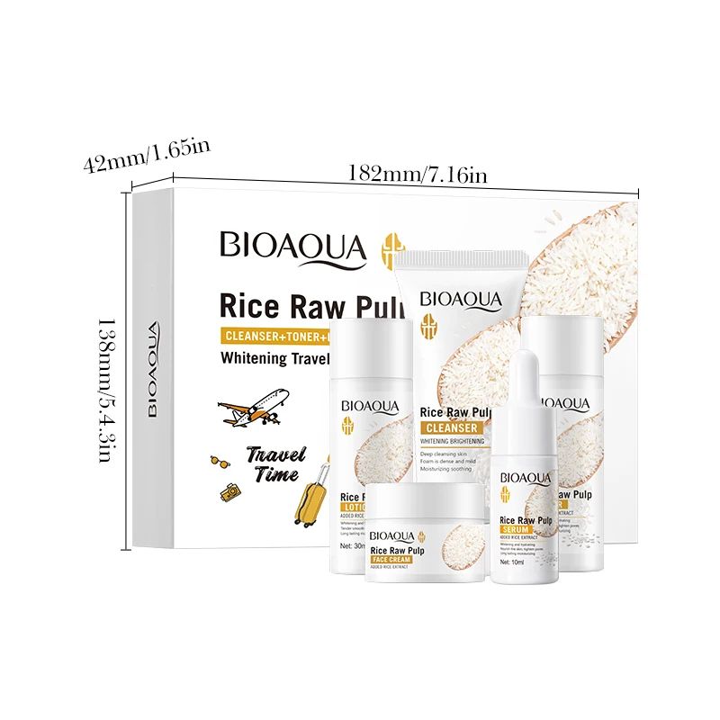 Rice Puree Skincare Set – Whitening, Hydrating & Brightening Facial Care-Whitening Cream-Blushia