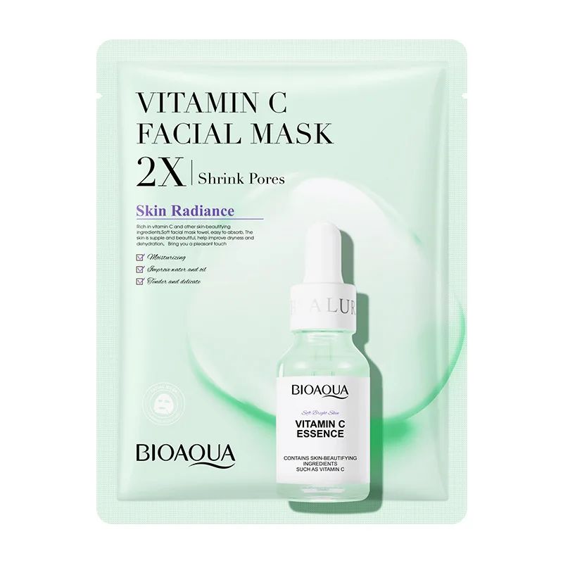 20-Piece Centella Collagen Sheet Mask Set – Hydrating VC Face Masks-Face Mask-Blushia