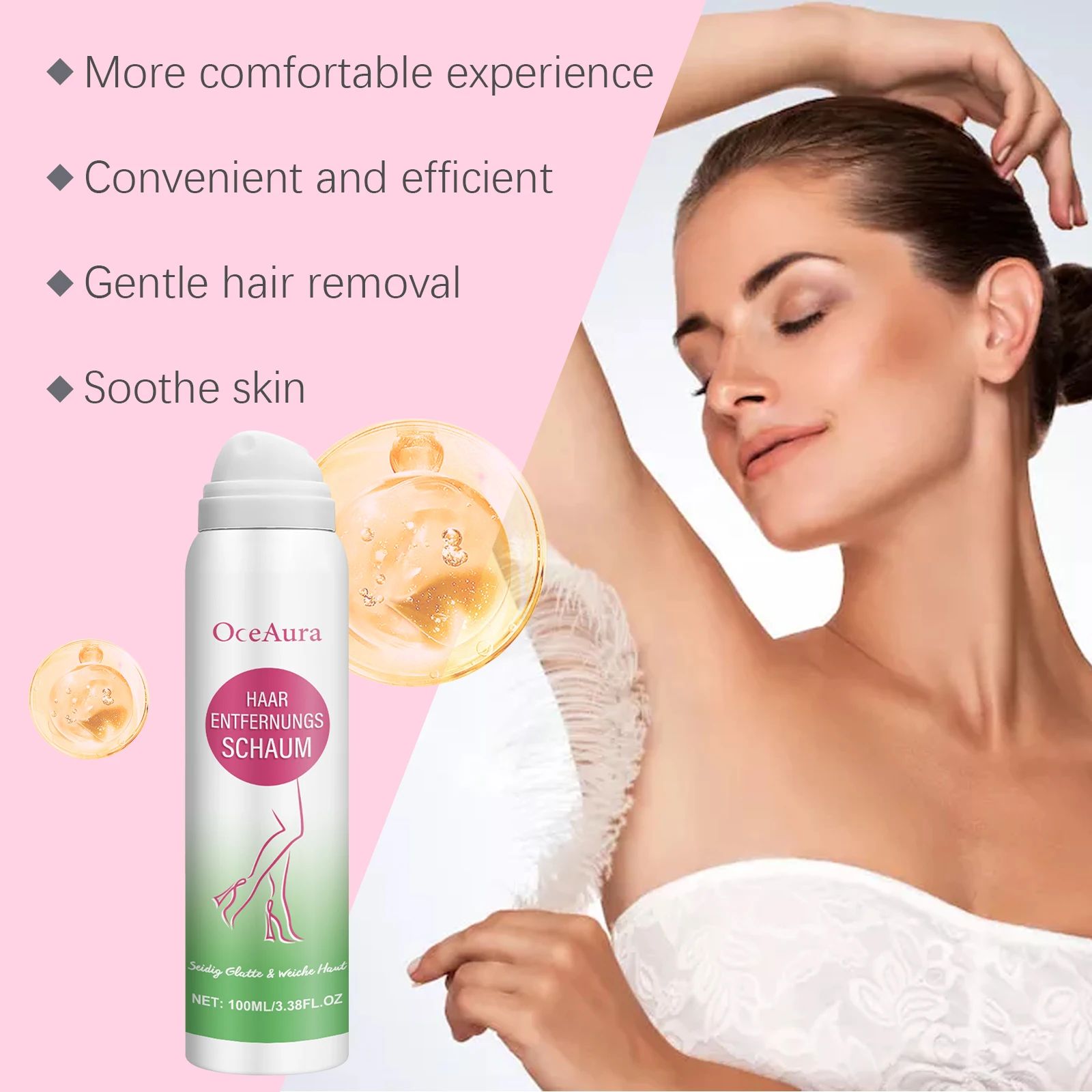 Painless Hair Removal Spray Underarm Private Body Leg Hair Remove Cream Growth Inhibitor Depilatory Body Care For Men Women-Shaving-Blushia