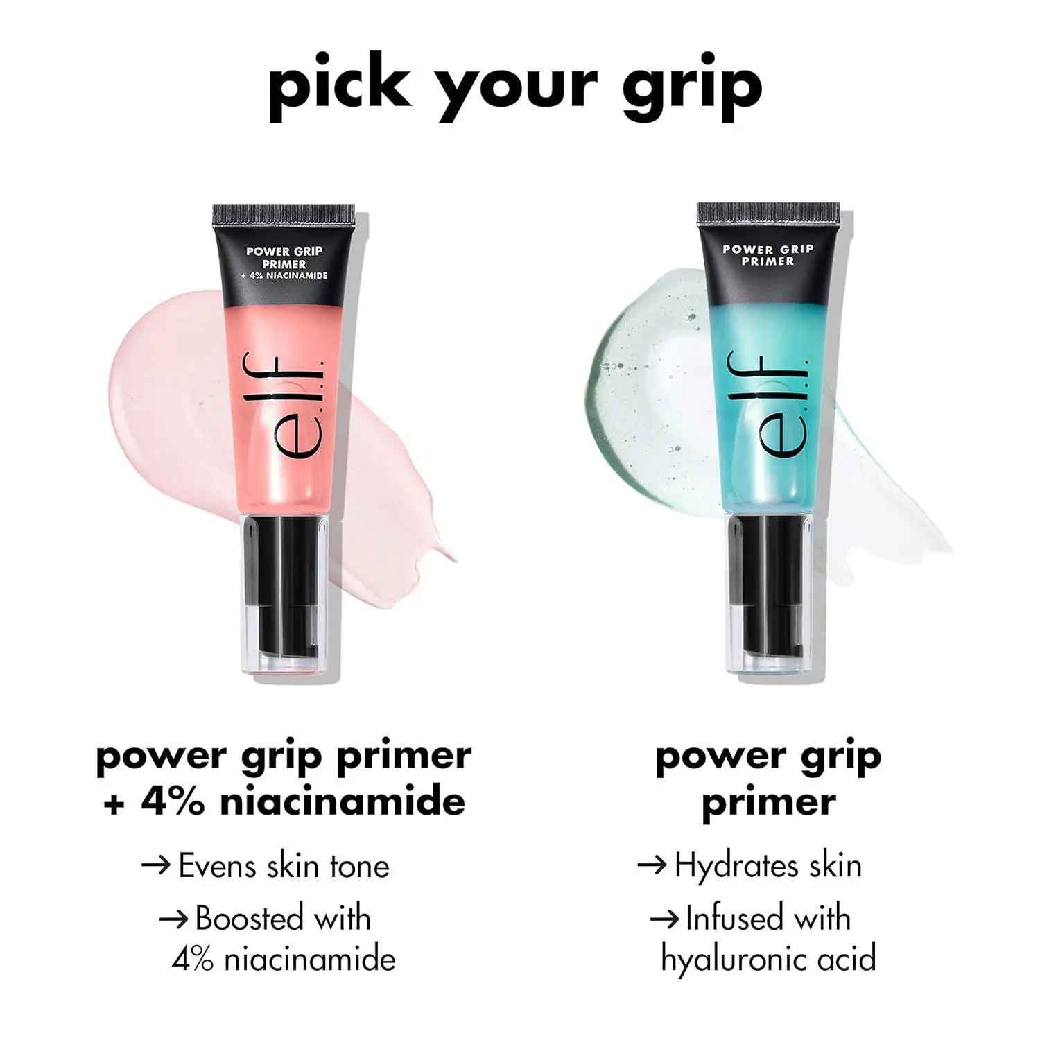 Elf Power Grip Primer Wear Face Brighten Contour Gel-based Deep Moisturizing Facial Base Makeup Brightening Hydrating Makeup-Primer-Blushia