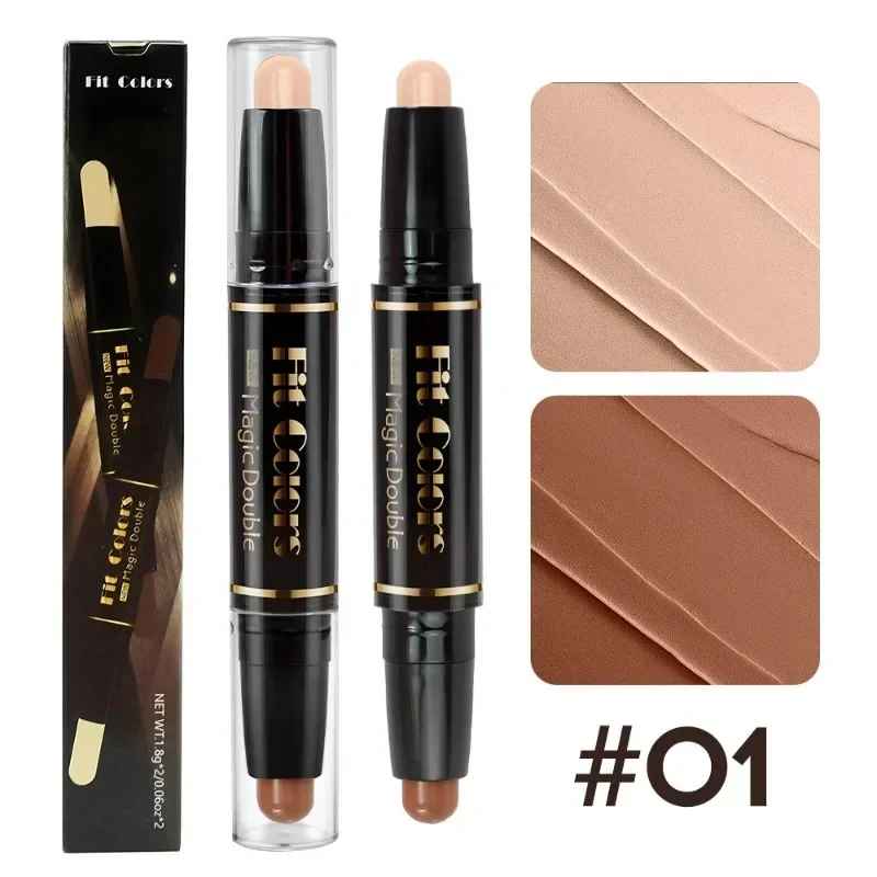 Highlighting&Bronzer Stick Face Brightening Shaping Concealer Pencil 3D Long Lasting Corrector Nose Shadow Contouring Cosmetics-Contouring-Blushia