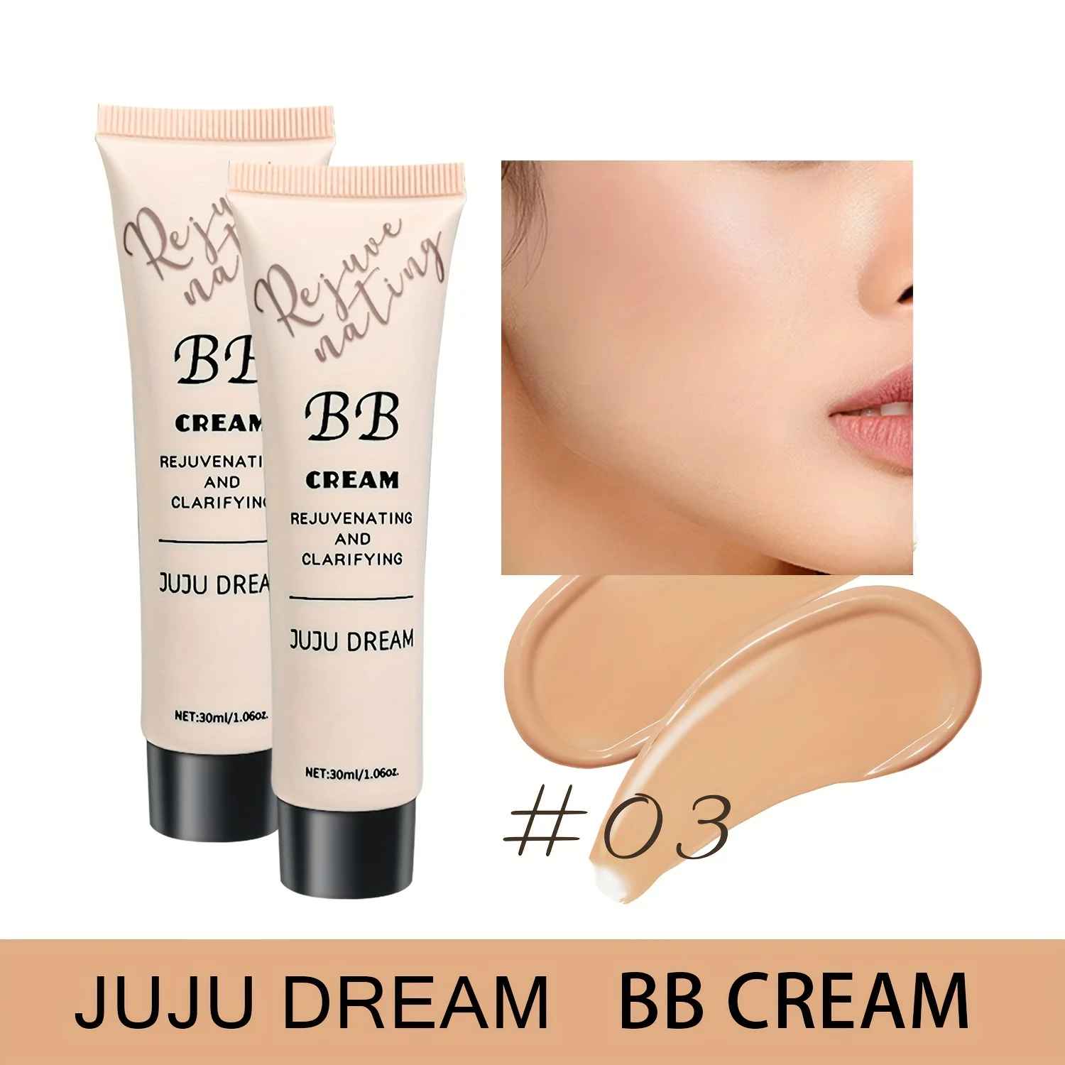 Natural BB Cream Concealer – Moisturising Lightweight Long-Lasting Base-BB Cream-Blushia
