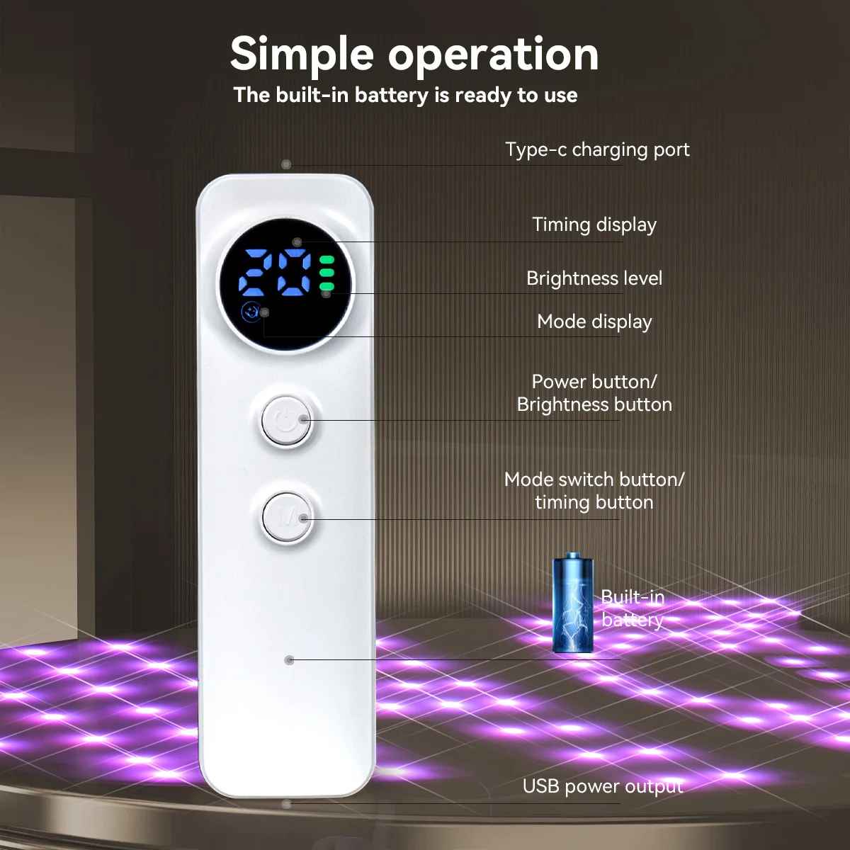 Rechargeable LED Face & Neck Mask – Red Light Therapy & Infrared Skin Rejuvenation Device for Anti-Ageing & Glowing Skin-Face & Neck Mask Device-Blushia