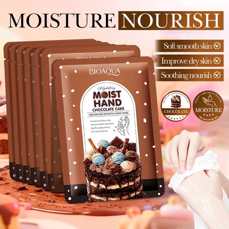 5 Pairs BIOAQUA Hand Masks – Moisturizing, Whitening & Anti-Aging Gloves-Hand Mask-Blushia