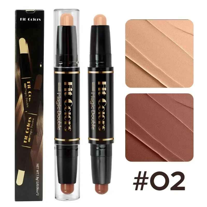 Highlighting&Bronzer Stick Face Brightening Shaping Concealer Pencil 3D Long Lasting Corrector Nose Shadow Contouring Cosmetics-Contouring-Blushia