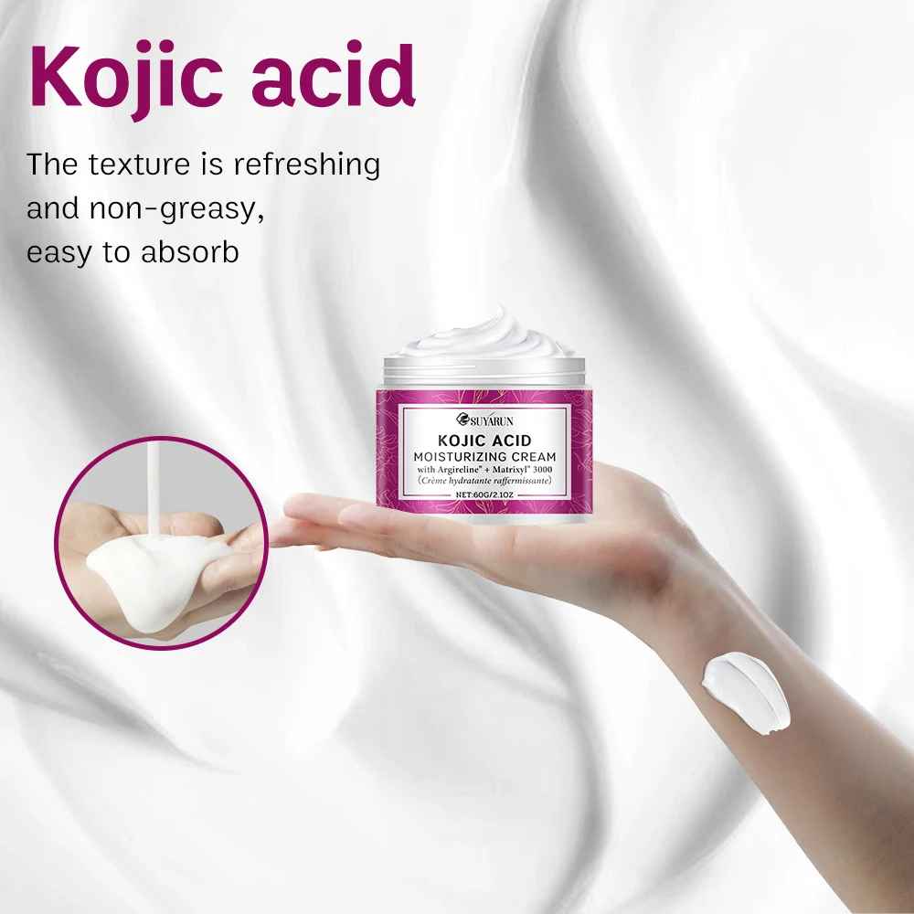 Vitamin C & Kojic Acid Face Cream – Brightening Anti-Ageing Moisturiser with Collagen-Whitening Cream-Blushia