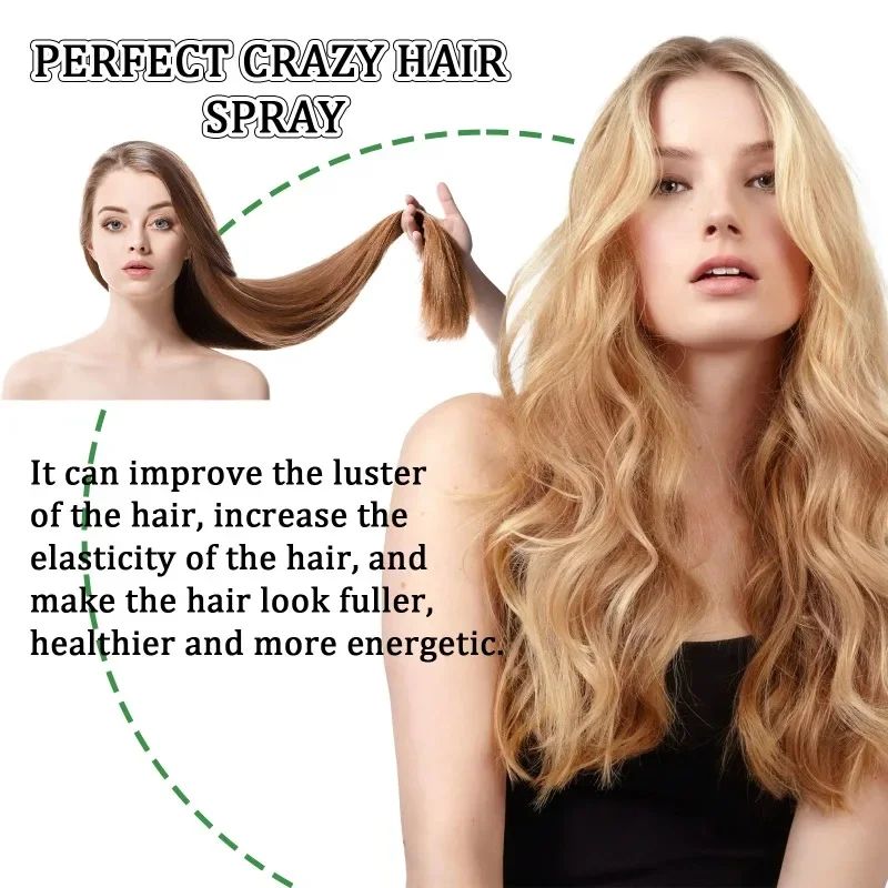 Fluffy Volumising Hair Spray Hair Thickening Refreshing Freshing Oil Control Frizz Treatment Firm Hold No Wash Dry Hair Spray-Hair Styling-Blushia