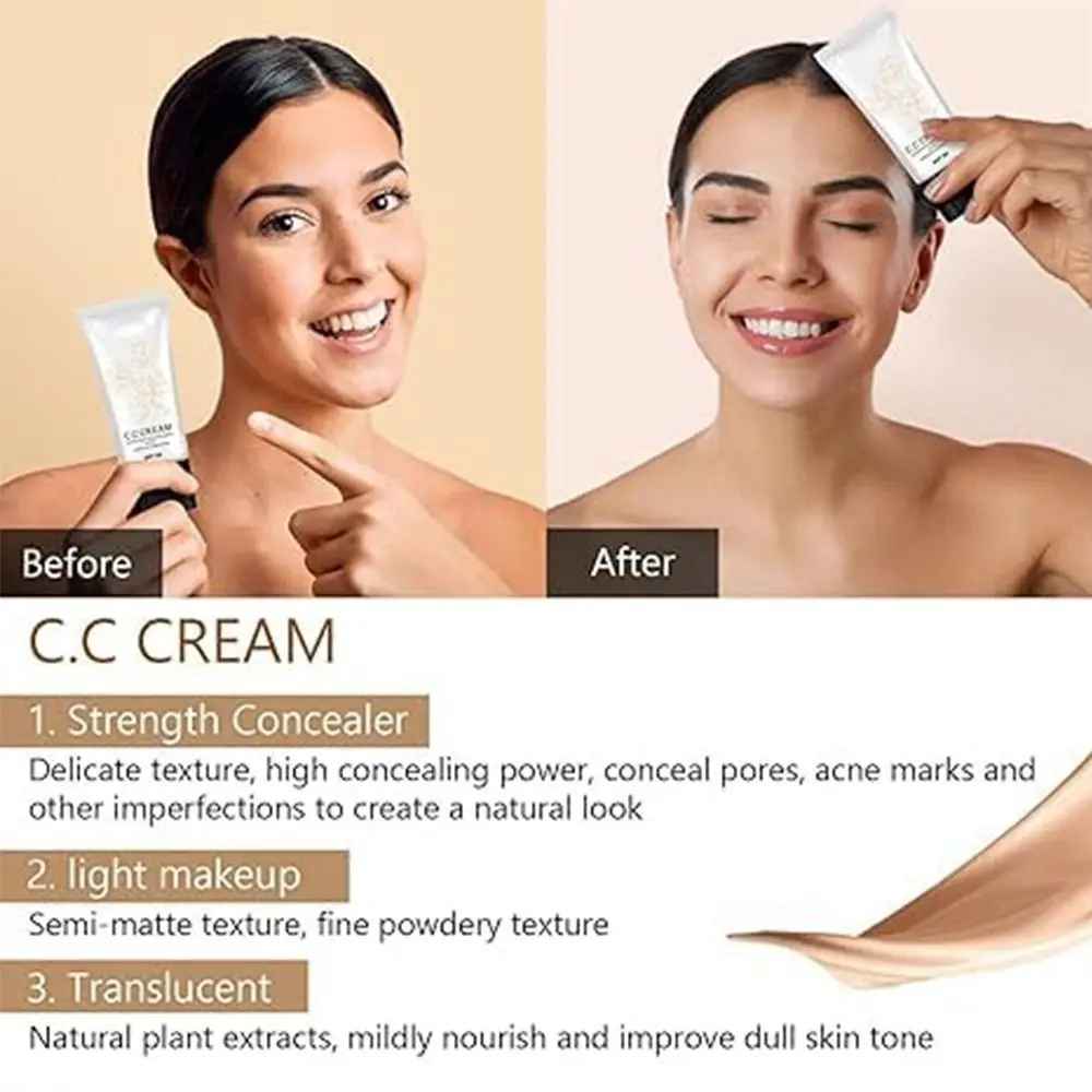 Color-Changing CC Cream SPF 50 – Full Coverage Self-Adjusting Base-CC Cream-Blushia