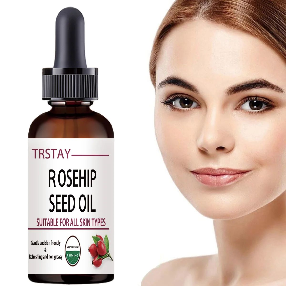 Rosehip Essential Oil 50ML – Moisturising Brightening Anti-Ageing Face Oil-Facial Oil-Blushia