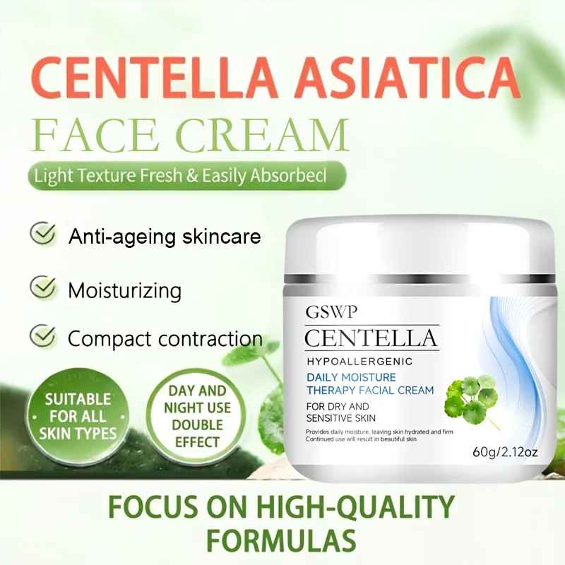 GSWP Centella Asiatica Moisturising Cream – Brightening & Radiance Boost-Face Moisturisers-Blushia