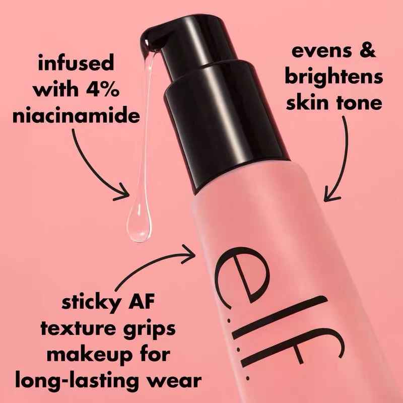 Elf Power Grip Primer Wear Face Brighten Contour Gel-based Deep Moisturizing Facial Base Makeup Brightening Hydrating Makeup-Primer-Blushia