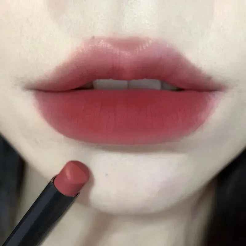 Thin Tube Matte Lipstick – Waterproof Long-Lasting Lip & Cheek Tint-Lipstick-Blushia