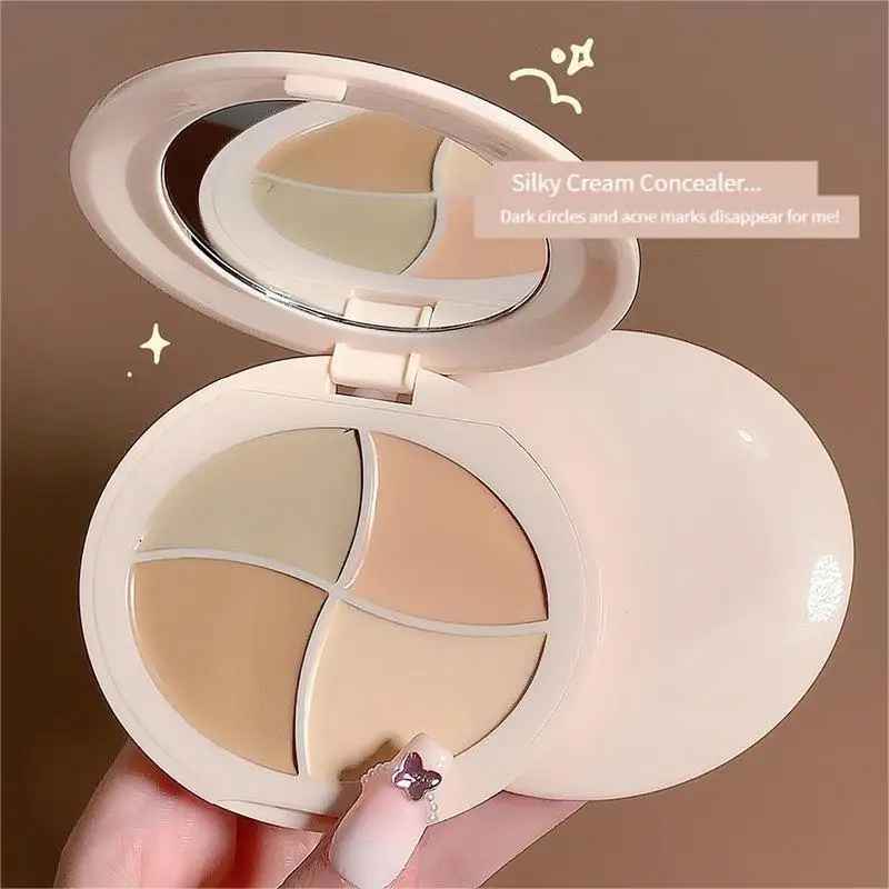 4-Color Concealer Palette – Dark Circles & Spot Correcting Face Concealer-Concealer-Blushia
