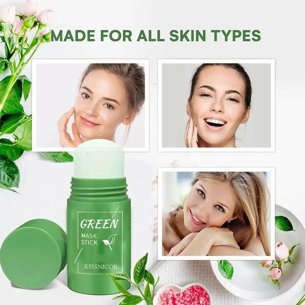 Green Tea Face Cleanse Stick Mask 40g – Deep Pore & Blackhead Remover-Blackhead Remover-Blushia
