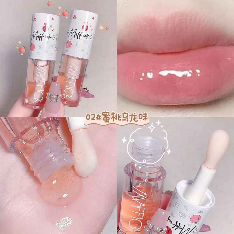 Jelly Lip Tint Gloss – Moisturising Korean Lip Ink Balm with Shine-Lip Gloss-Blushia