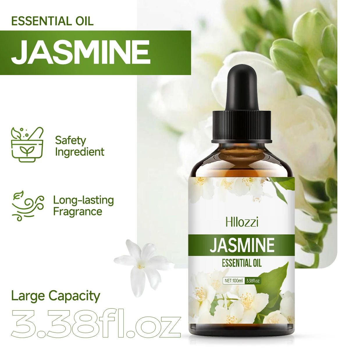 Jasmine Essential Oil – Aromatherapy Massage & Skincare Fragrance Oil-Facial Oil-Blushia