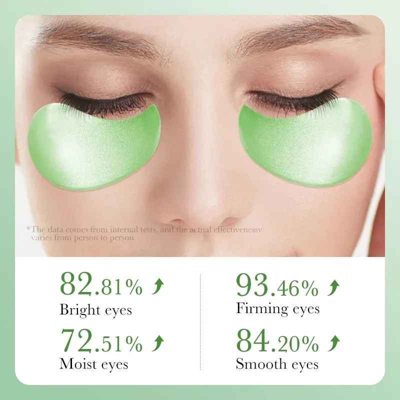 60PCS Aloe Vera Collagen Eye Mask – Anti-Dark Circles & Wrinkle Care-Eye Mask-Blushia