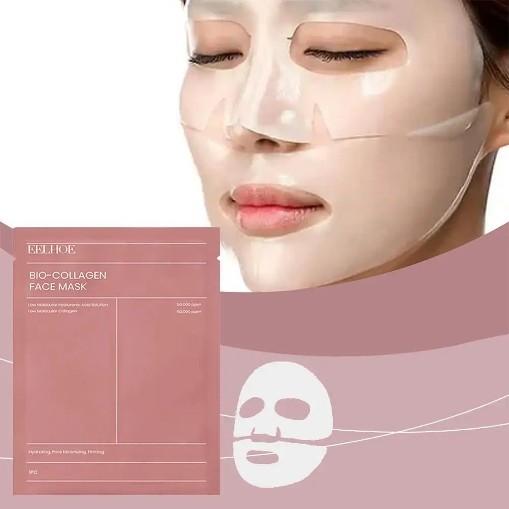 Bio Collagen Face Mask – Deep Hydrating Pore-Refining Skin Care (1/5/10PCs)-Face Mask-Blushia
