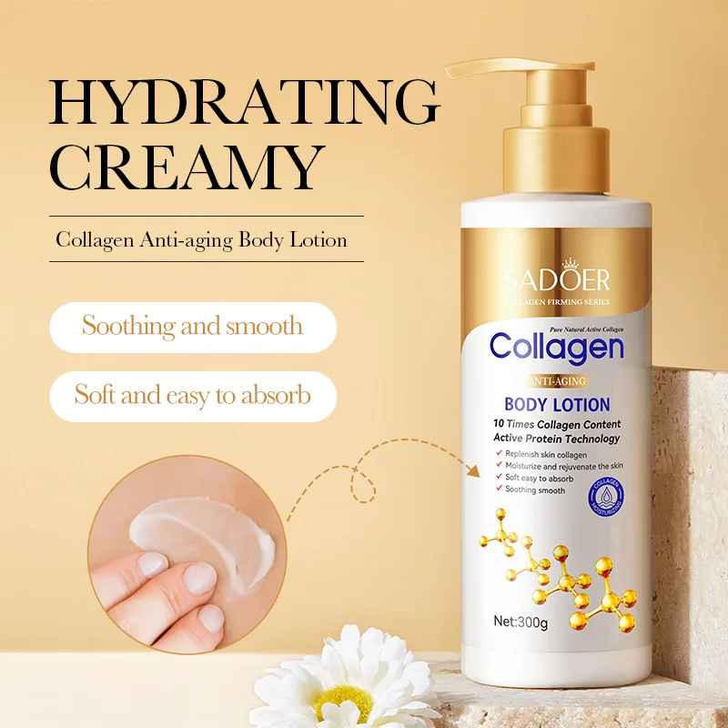 Collagen Milk Whitening Face & Body Cream – Moisturizing Skin Lotion-Face Moisturisers-Blushia
