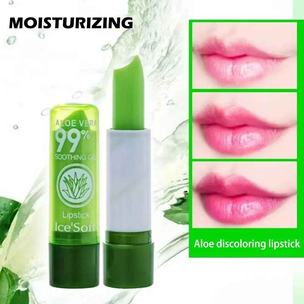 2PCS Aloe Vera PH Color-Changing Lip Balm – Hydrating Tinted Lipstick-Tinted Lip Balm-Blushia