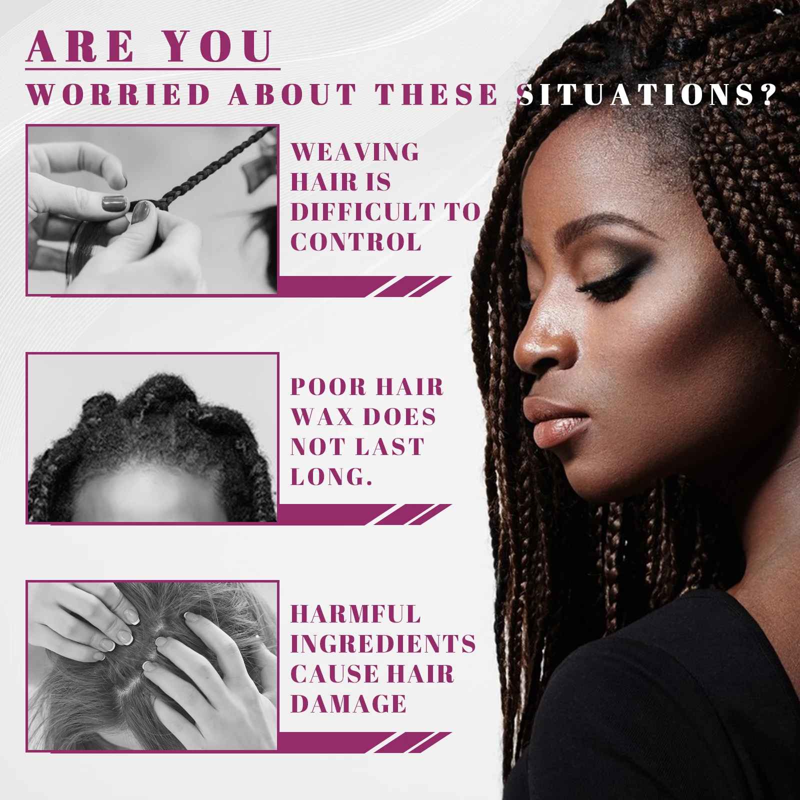 Jaysuing Extreme Hold Styling Braiding Gel Wax Carbomer Long Lasting Strong Hold-Hair Styling-Blushia