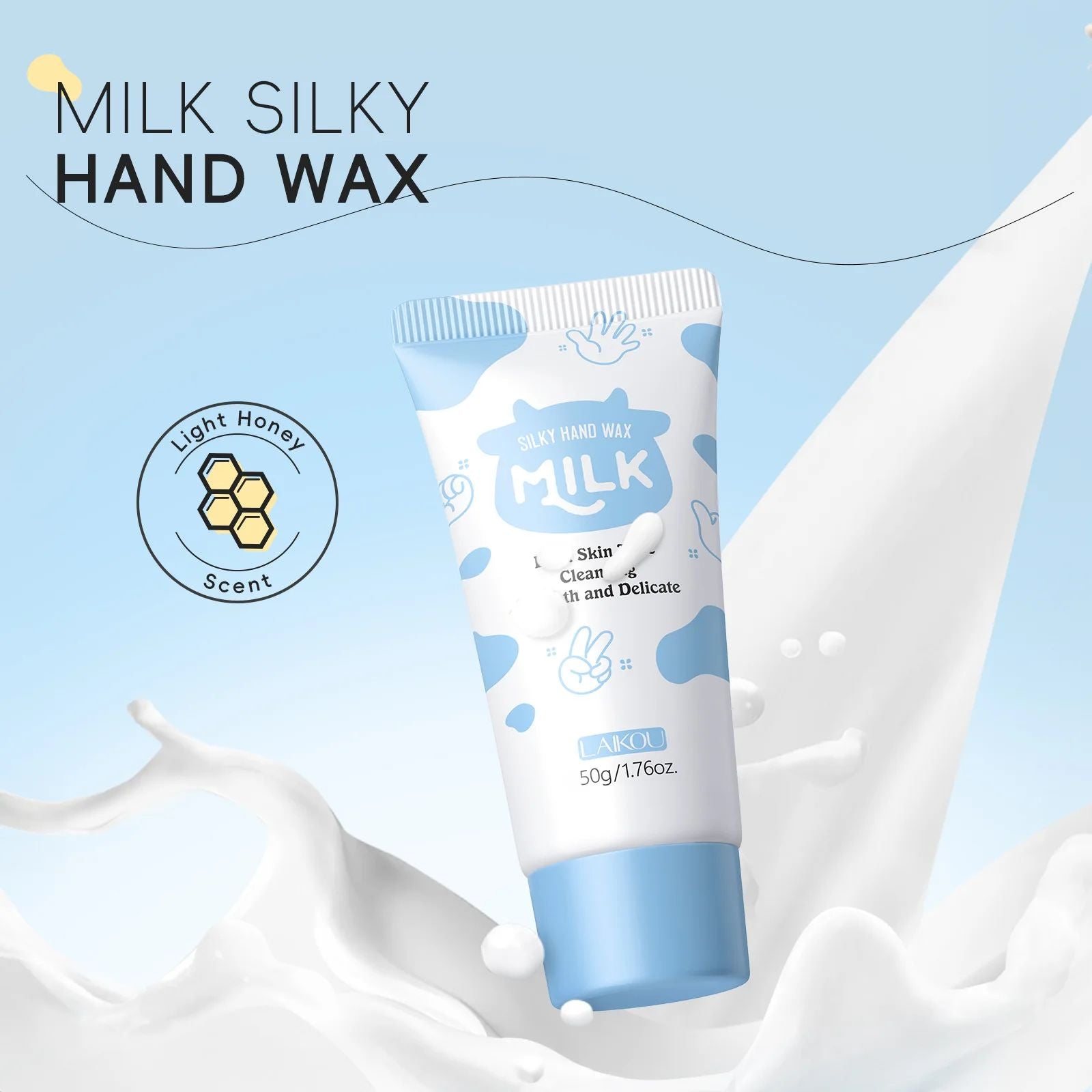 Laikou Milk Hand Wax – Moisturizing, Exfoliating & Anti-Aging Hand Mask-Hand Mask-Blushia