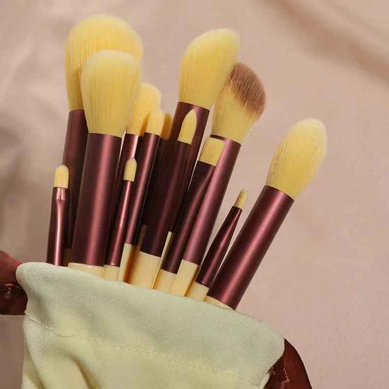 13-Piece Makeup Brush Set – Eyeshadow, Foundation & Blending Brushes for Women-Makeup Brushes-Blushia