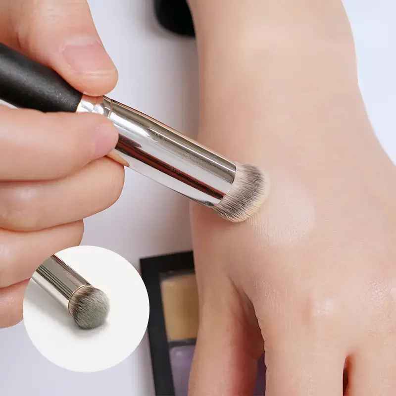 Dense Foundation & Concealer Brush – Precision Under Eye Blending Makeup Brush-Makeup Brushes-Blushia