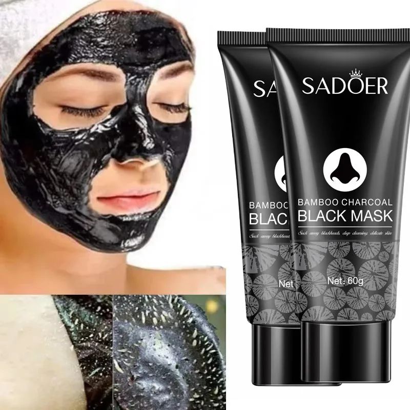 Bamboo Charcoal Blackhead Remover Mask – Pore Tightening Peel-Off Cleanser-Blackhead Remover-Blushia