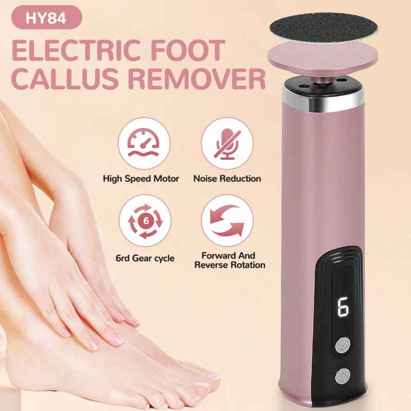 2-in-1 Electric Foot Callus Remover & Nail Polisher – Pedicure & Hand Care Tool-Foot Callus Remover-Blushia