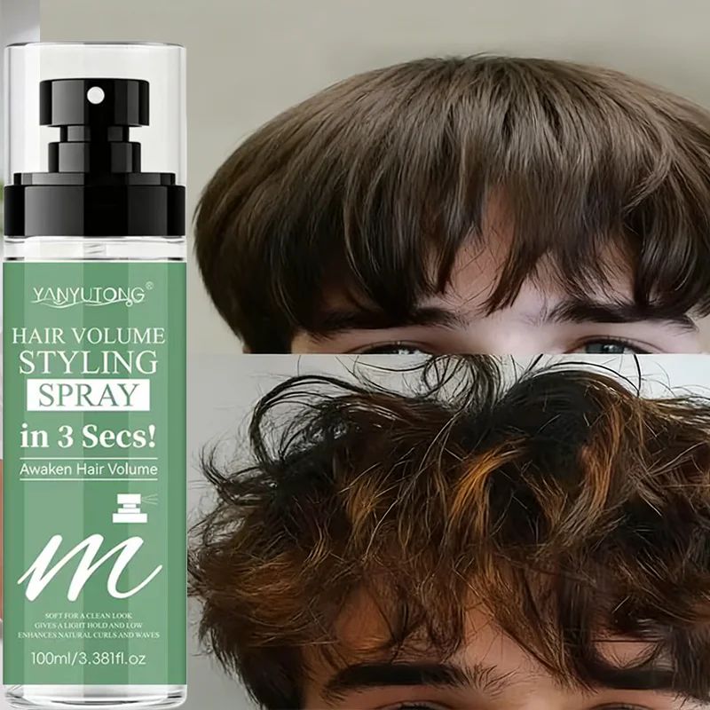 100ml 3-Second Styling Spray Densification & Voluminous Hair Wavy Curls Hairspray Styling Spray-Hair Styling-Blushia