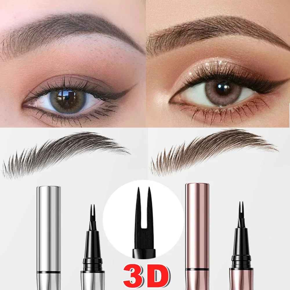 2-Tip Eyebrow Pencil Pen – Waterproof Long-Lasting Microblading Brow Pen-Brows-Blushia