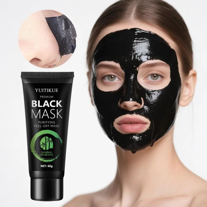 Bamboo Charcoal Blackhead Peel-Off Mask – Deep Cleansing Oil Control-Face Mask-Blushia