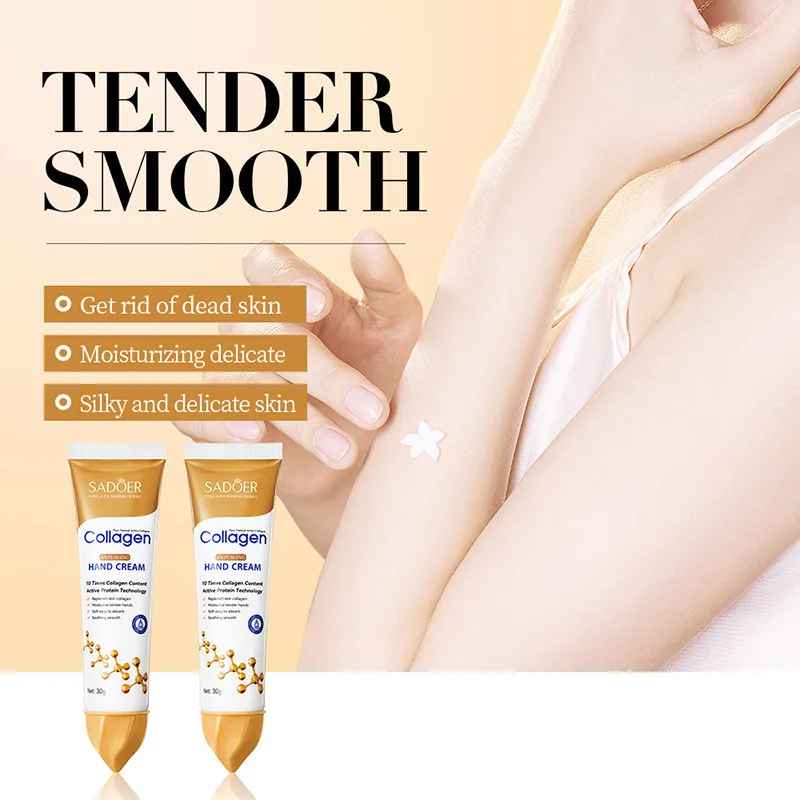 Collagen Hand Cream – Brightening, Hydrating & Firming Care-Hand & Foot Cream's-Blushia