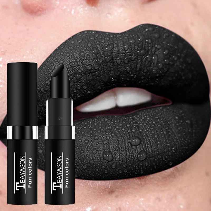 Dark Wine Red Matte Lipstick – Waterproof Long-Lasting Bold Lip Colour-Lipstick-Blushia