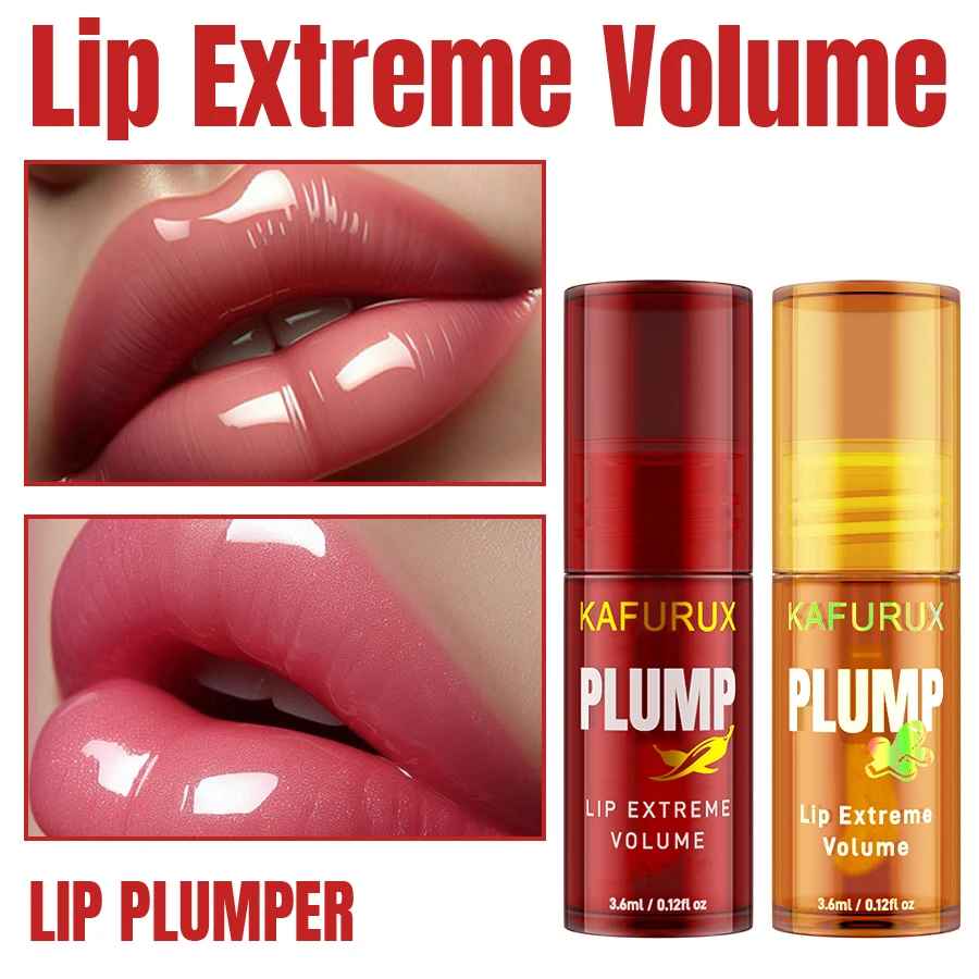 2-Piece Lip Plumping Oil Set – Moisturising Gloss Serum for Fuller Lips-Lip Gloss-Blushia