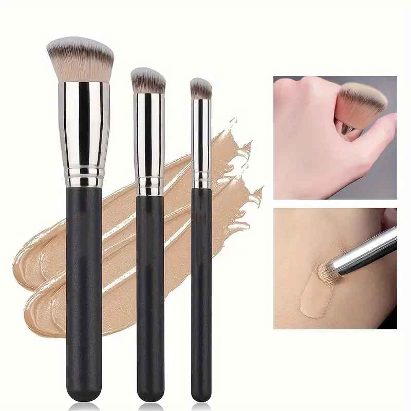 Dense Foundation & Concealer Brush – Precision Under Eye Blending Makeup Brush-Makeup Brushes-Blushia
