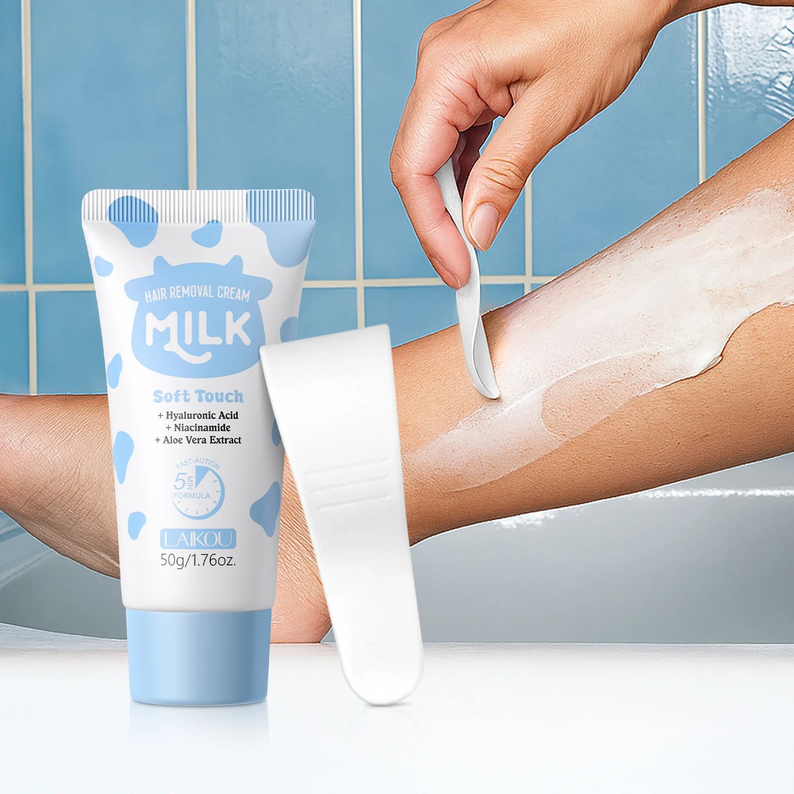 LAIKOU Milk Hair Removal Cream Gentle Depilatory Smooth Skin Treatment for Facial And Body Even Tone-Shaving-Blushia