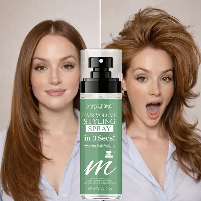 100ml 3-Second Styling Spray Densification & Voluminous Hair Wavy Curls Hairspray Styling Spray-Hair Styling-Blushia