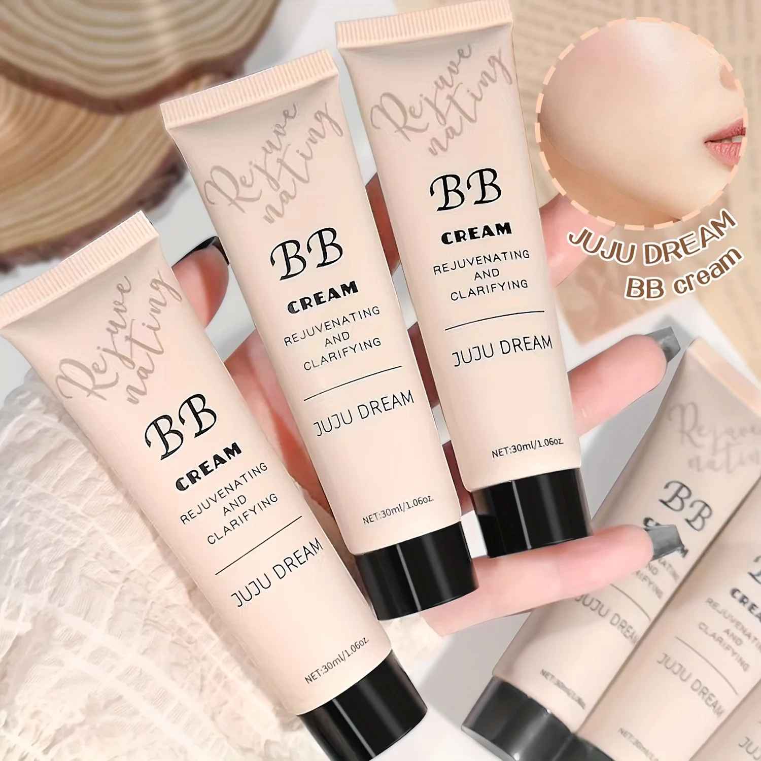 Natural BB Cream Concealer – Moisturising Lightweight Long-Lasting Base-BB Cream-Blushia