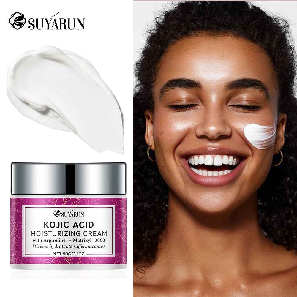 Vitamin C & Kojic Acid Face Cream – Brightening Anti-Ageing Moisturiser with Collagen-Whitening Cream-Blushia
