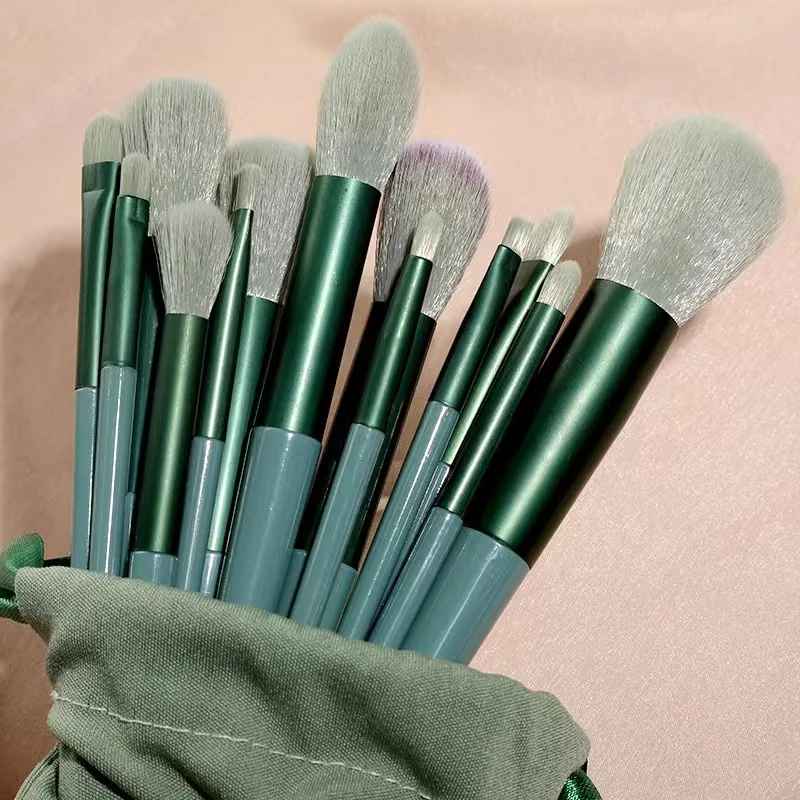 13-Piece Makeup Brush Set – Eyeshadow, Foundation & Blending Brushes for Women-Makeup Brushes-Blushia