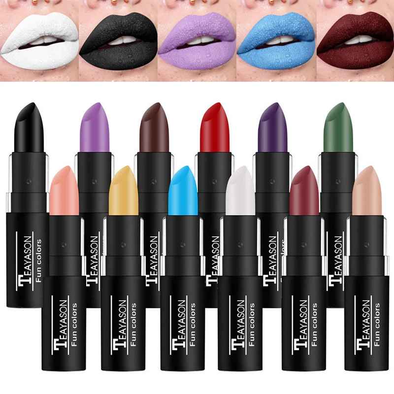 Dark Wine Red Matte Lipstick – Waterproof Long-Lasting Bold Lip Colour-Lipstick-Blushia