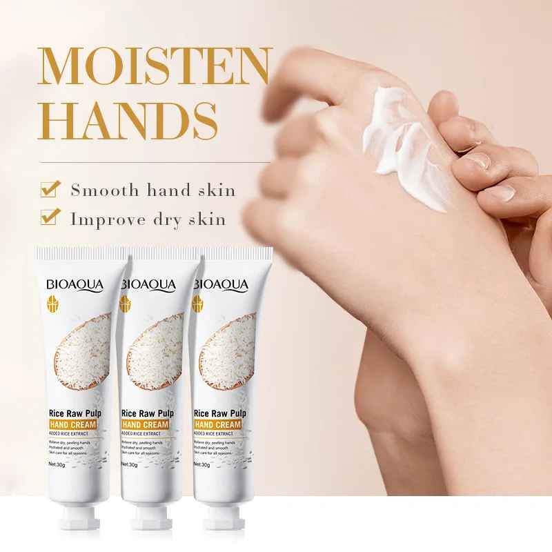 Rice Hand Cream – Hydrating, Nourishing & Brightening Hand Care-Hand & Foot Cream's-Blushia