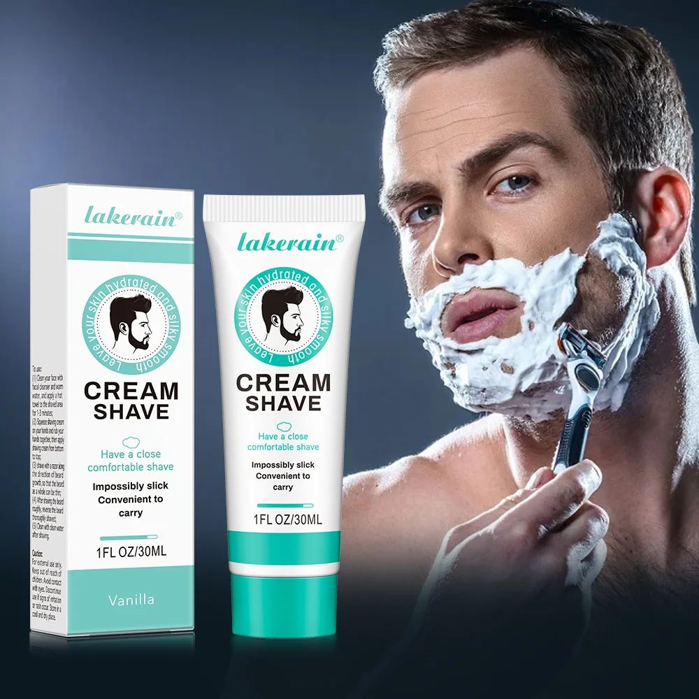 Natural Shaving Cream For Men Facial Care, Rich And Dense Foam Effectively Softens Beard For Easy Shaving Gentle For All Beard Types-Shaving-Blushia